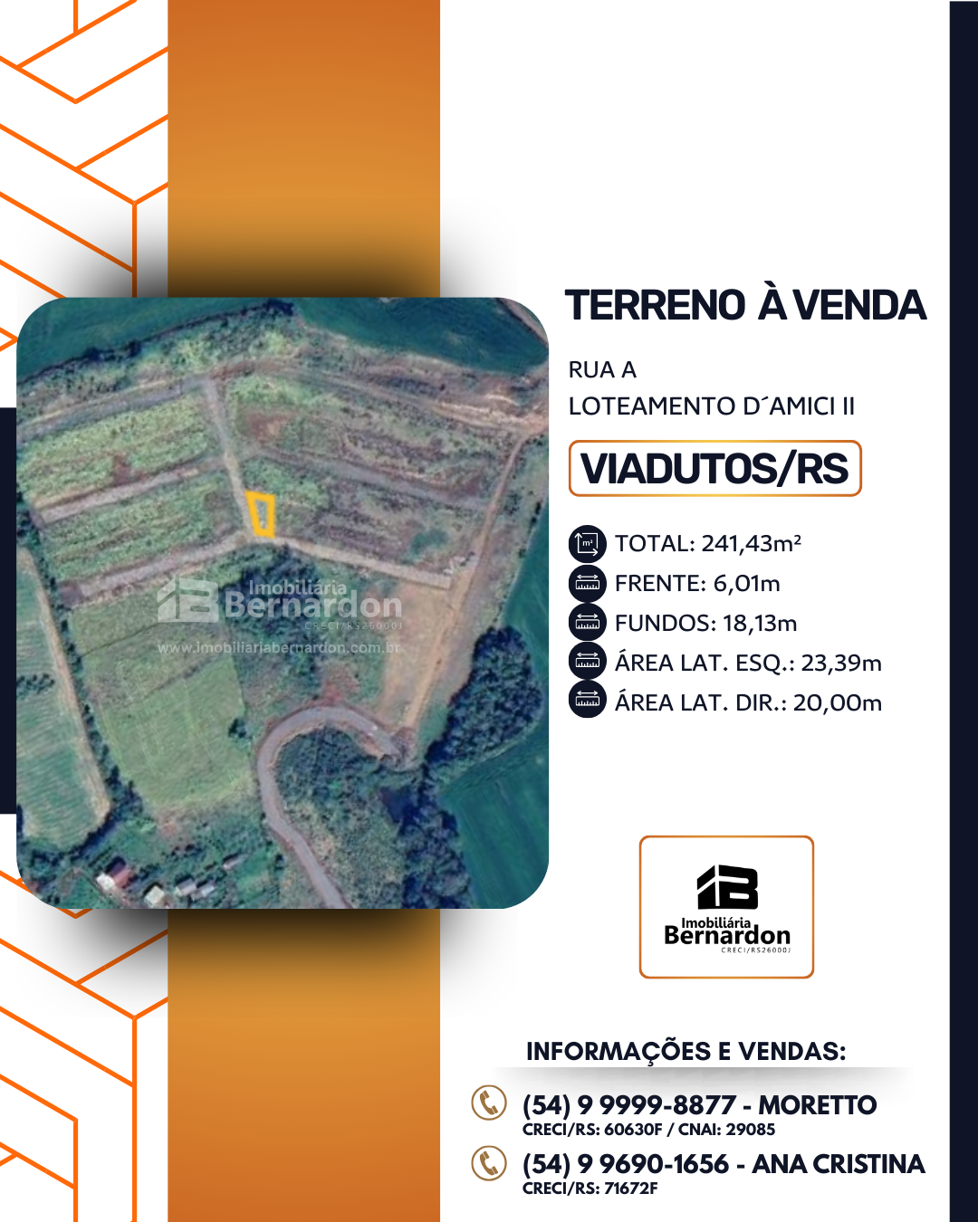 Imagem: Terreno de esquina no Loteamento D´amici